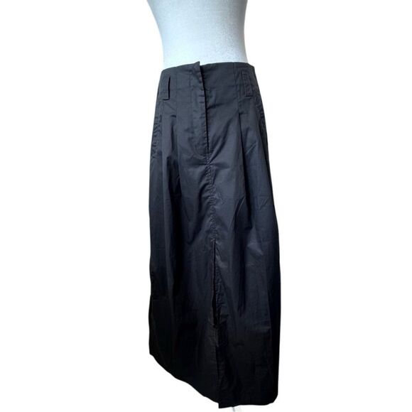 Commense Dresses & Skirts - Commense Revolve Black Skirt 100% Cotton Pockets Casual Belt Loops Slits  M NEW